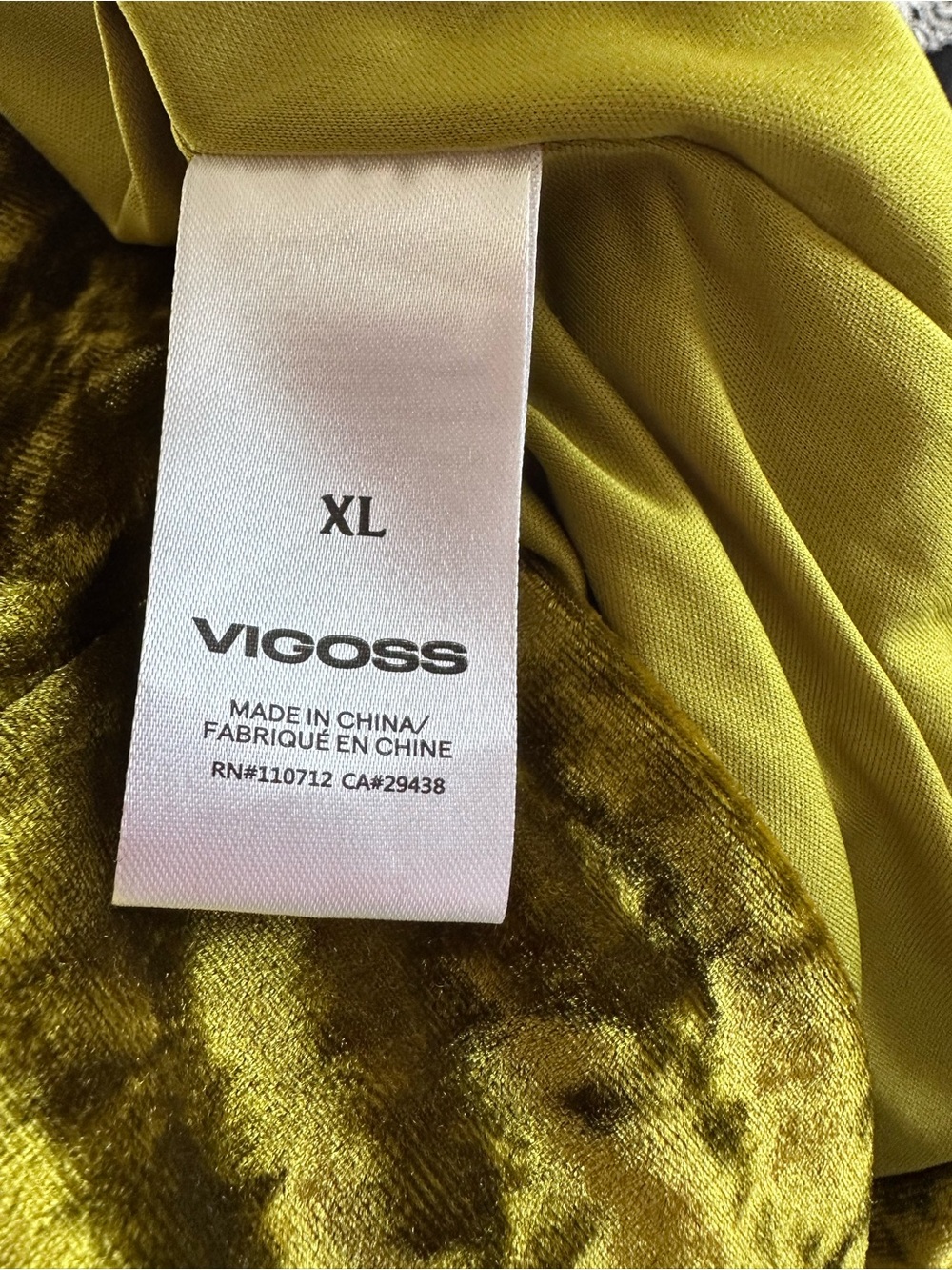 Vigoss Moss Green Crushed Velvet Bows on Cami - Picture 3 of 3